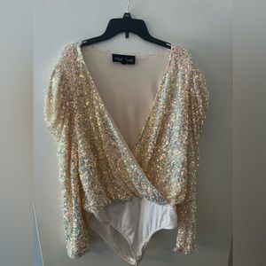 Sequin bodysuit